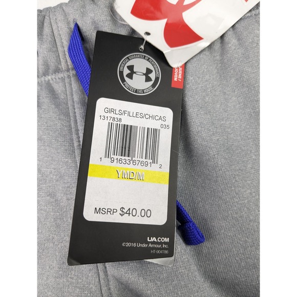 Under Armour Gray/Purple Sweatpants - Picture 3 of 5